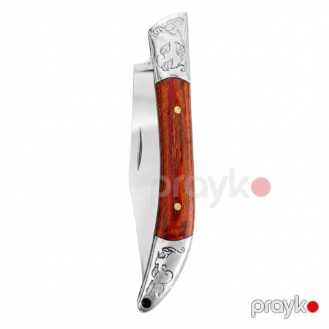 Kempinq bıçağı JS-4180, paslanmayan polad, qəhvəyi — Bakı