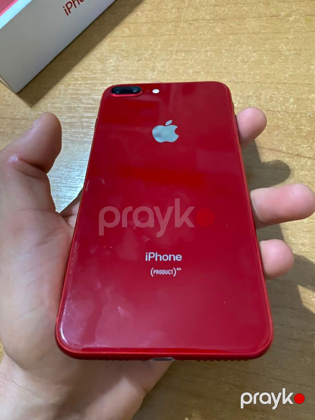 IPhone 8 Plus, 64 GB, Qırmızı, Barmaq izi, Simsiz şarj, Sənədlərlə — Apple iPhone, Bakı (9)