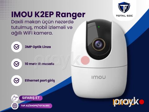 Imou 3MP səsli Wi-Fi dayə kamerası — Bakı