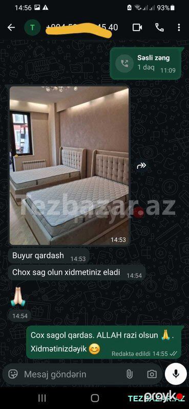 Ortopedik matras — Yataq mobilyası, Bakı (9)