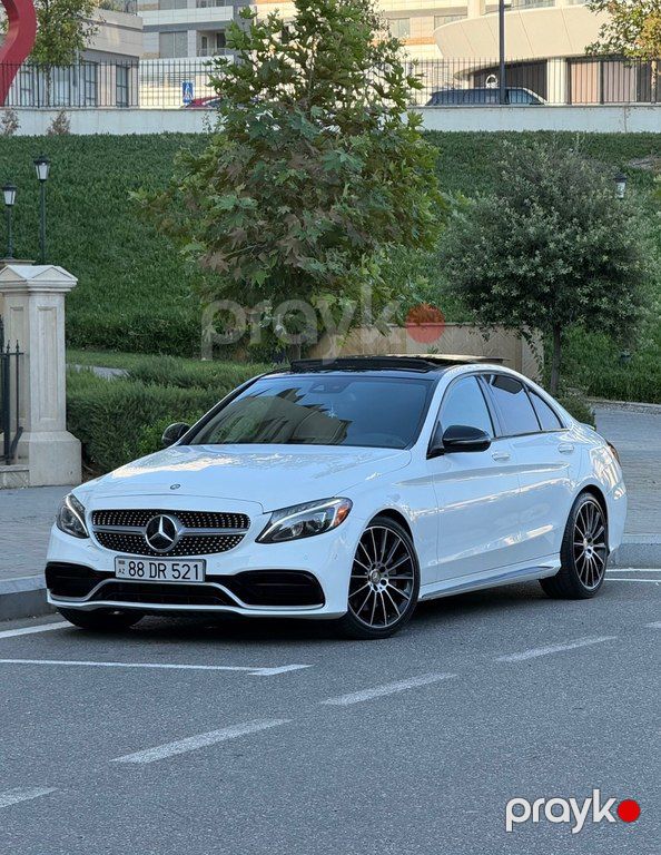 Mercedes C 300, 2.0 L, 2017 il, 104 000 km — Avtomobillər, Bakı (5)
