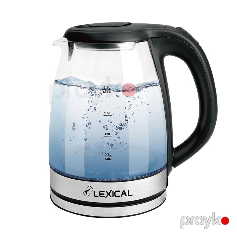 Lexical LEK-1407 Şüşə Elektrik Çaydanı – 1.8L, 2200W — Elektrik çaydanları və termoslar, Bakı (2)