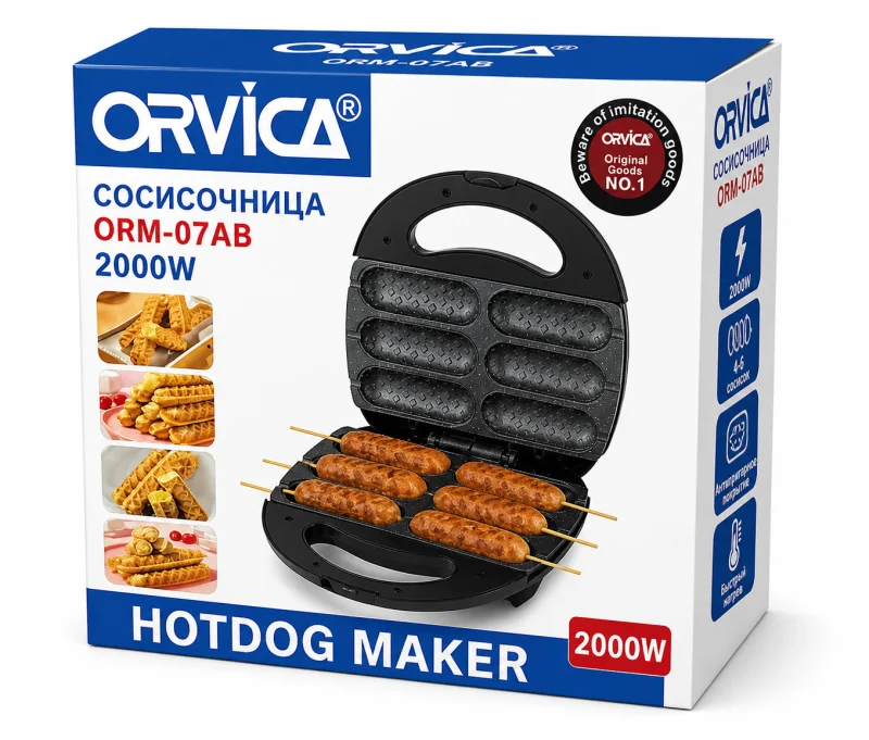 Hot-doq hazırlayan Orvica ORM-07AB/Black — Digər mətbəx texnikası, Bakı (2)