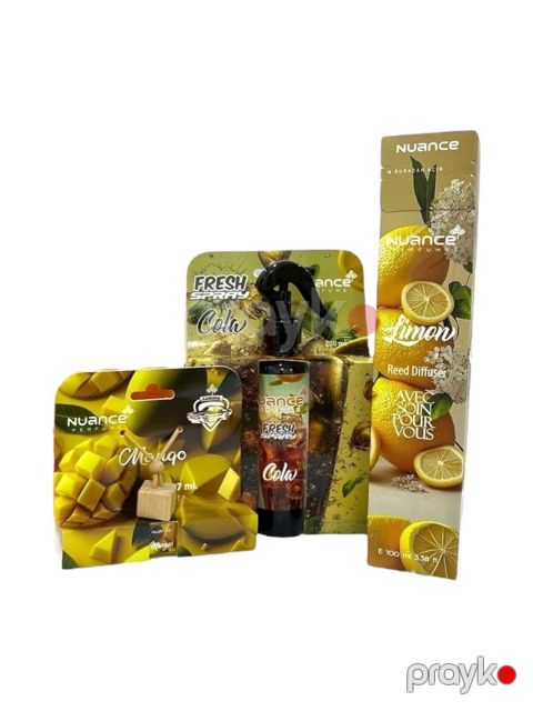 Ətirlər, ətir dəstləri Tam hədiyyə dəsti 3-lü - Limon-Kola-Mango-0268 — Bakı