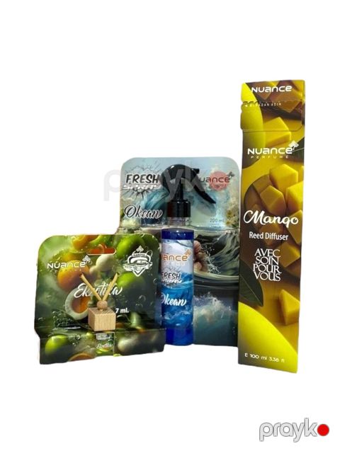 Ətirlər, ətir dəstləri Tam hədiyyə dəsti 3-lü - Mango-Okeanhavası-Ekzotika-0441 — Bakı