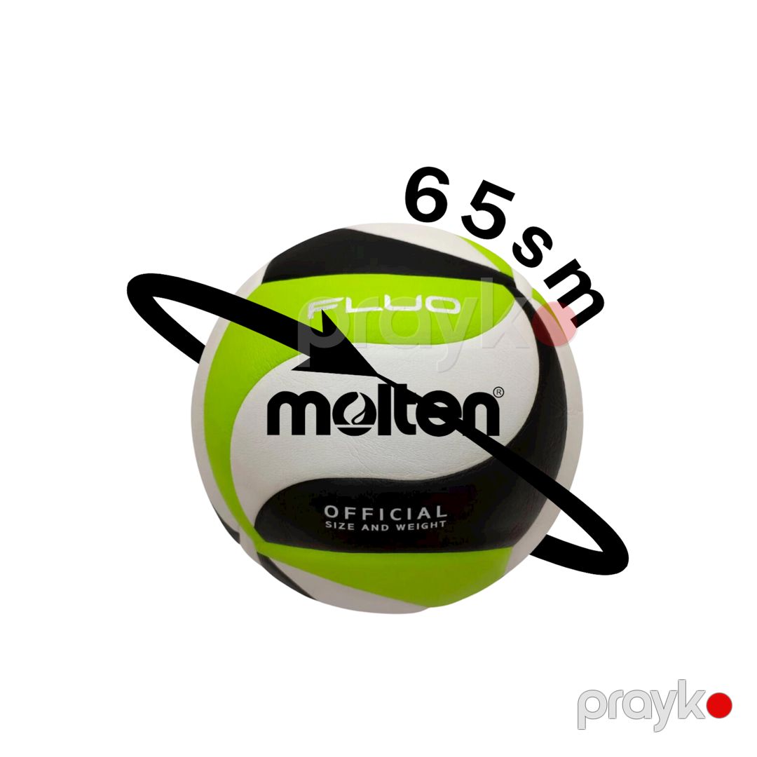 Voleybol topu Mikasa Molten V5M4500, yaşıl, 65 sm — Mallar, Bakı (3)