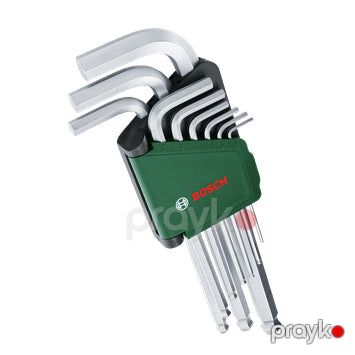 Açar hex bosch set 9 -lu