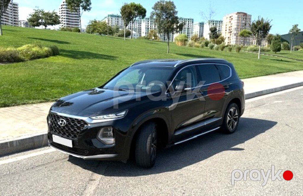 Hyundai Santa Fe, 2.0 L, 2018 il, 152 200 km — Avtomobillər, Bakı (2)