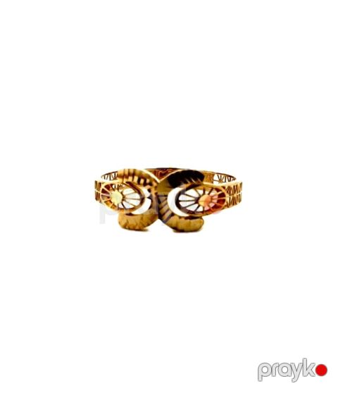 Qadın qızıl üzüyü 10410, 585 əyyar, ölçü 18.5 mm, 1 q - ozg.10410 — Bakı