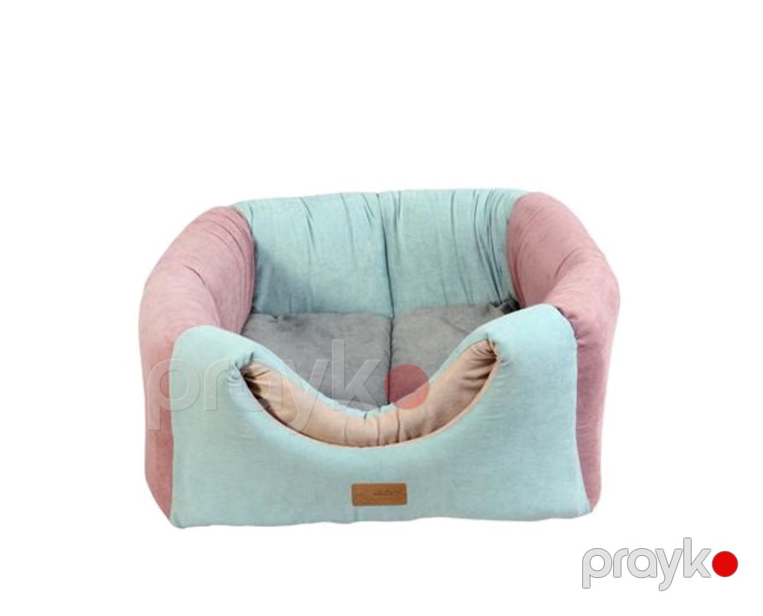 Taxt-evcik it və pişiklər üçün Dubex Knack 3D, ölçü M, çəhrayı/mavi — Mallar, Bakı (3)