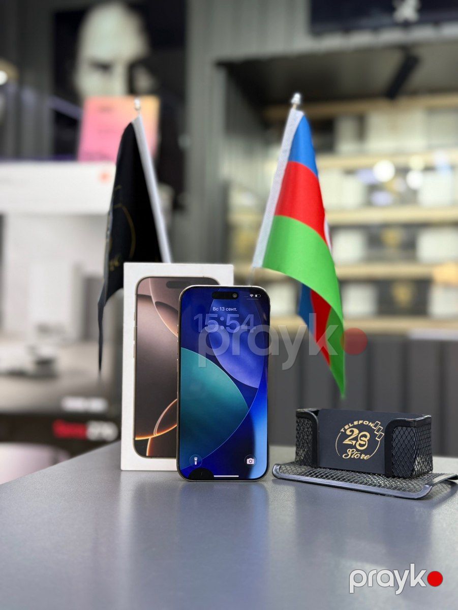 Apple iPhone 16 Pro Desert Titanium 128GB/8GB — Smartfonlar, Bakı (4)