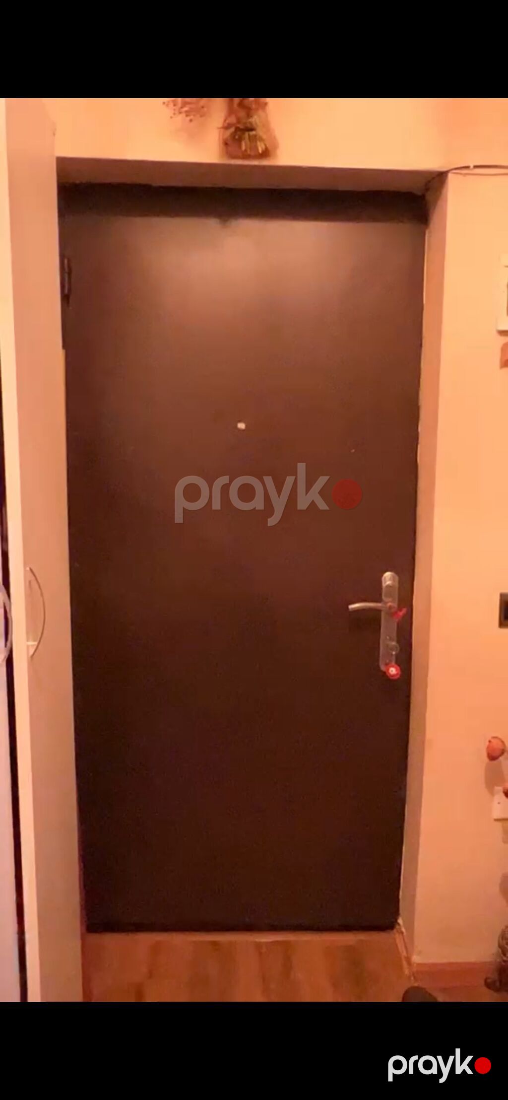 Mənzil üçün İşlənmiş Giriş qapısı 100x210 sm Glazok ilə, Ünvandan götürmə — Pəncərələr, qapılar, balkonlar, Qobu (2)