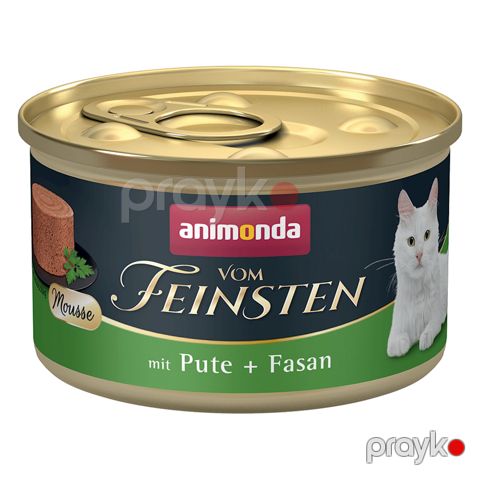 Konserv Animonda Vom Feinsten Adult Cat Mousse yetkin pişiklər üçün, qırqovul və hind quşu əti ilə, 85 q — Bakı