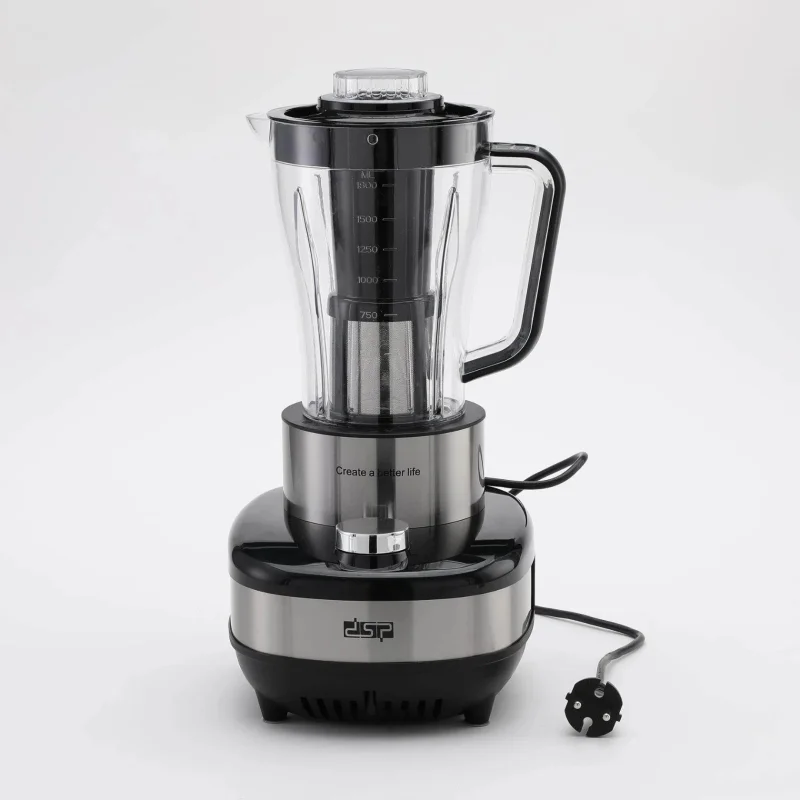 Blenda DSP 6-i 1-də, 1.8L + 650ml + 450ml + 300ml qab, 800W, paslanmayan polad, 6 bıçaq — Blenderlər, xırdalayanlar və mikserlər, Bakı (2)