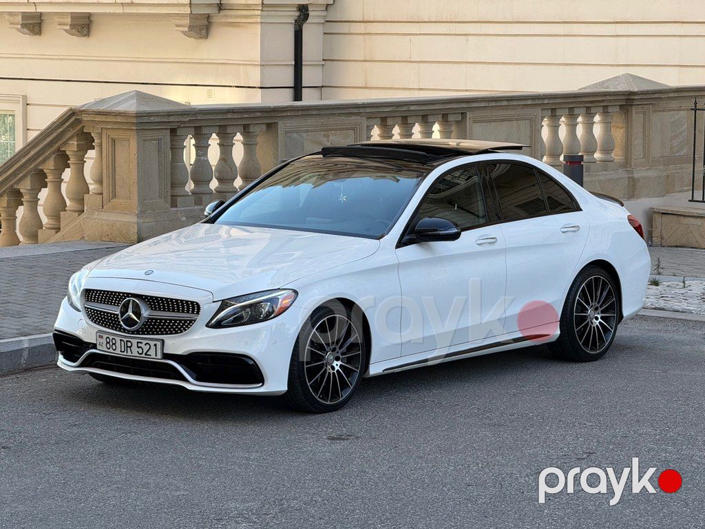 Mercedes C 300, 2.0 L, 2017 il, 104 000 km — Avtomobillər, Bakı (6)