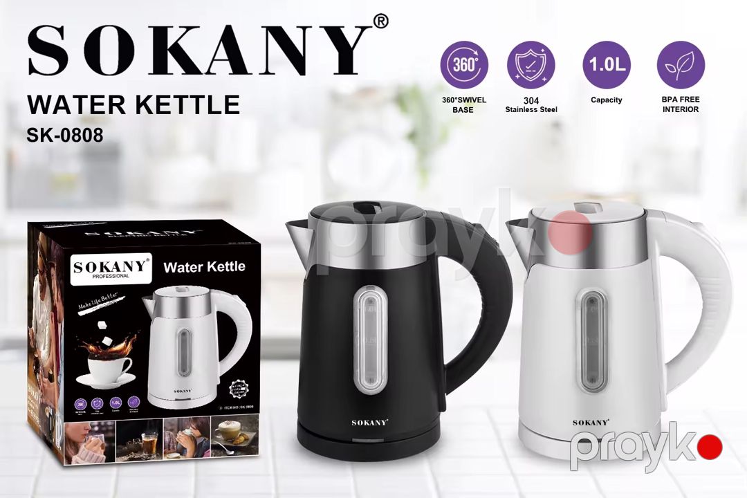 SK-0808 – Ağıllı Elektrik Samovar, Termos Funksiyalı — Elektrik çaydanları və termoslar, Bakı (3)