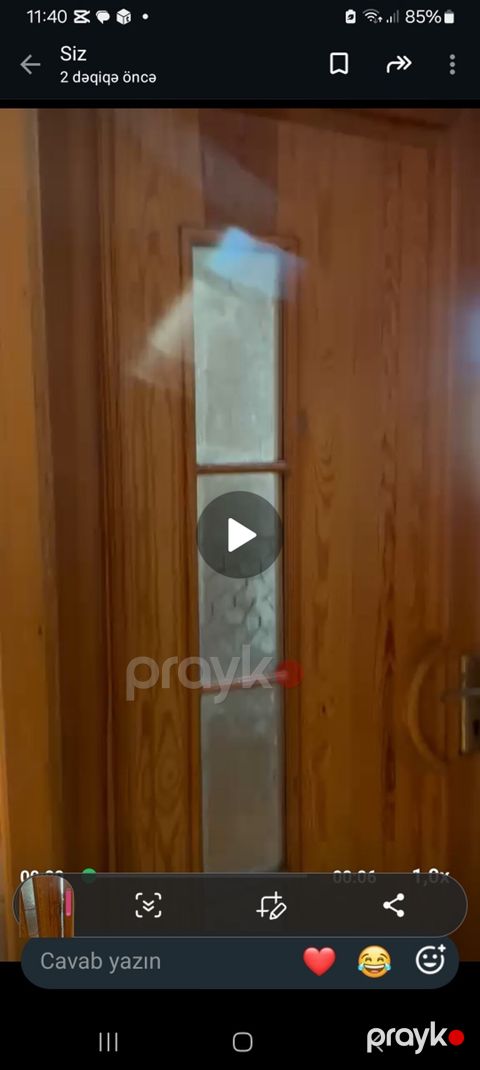 Taxta otaq qapısı - Material: möhkəm təbii ağac (ağac naxışlı örtük) — Ceyranbatan