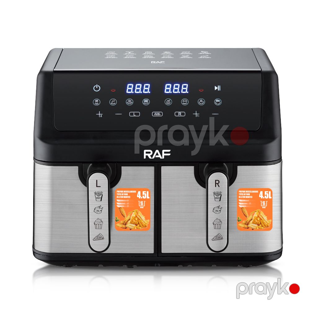 RAF R.5382 klassik dizayn iki səbətli Air Fryer 2000W — Ev texnikası, Bakı (2)
