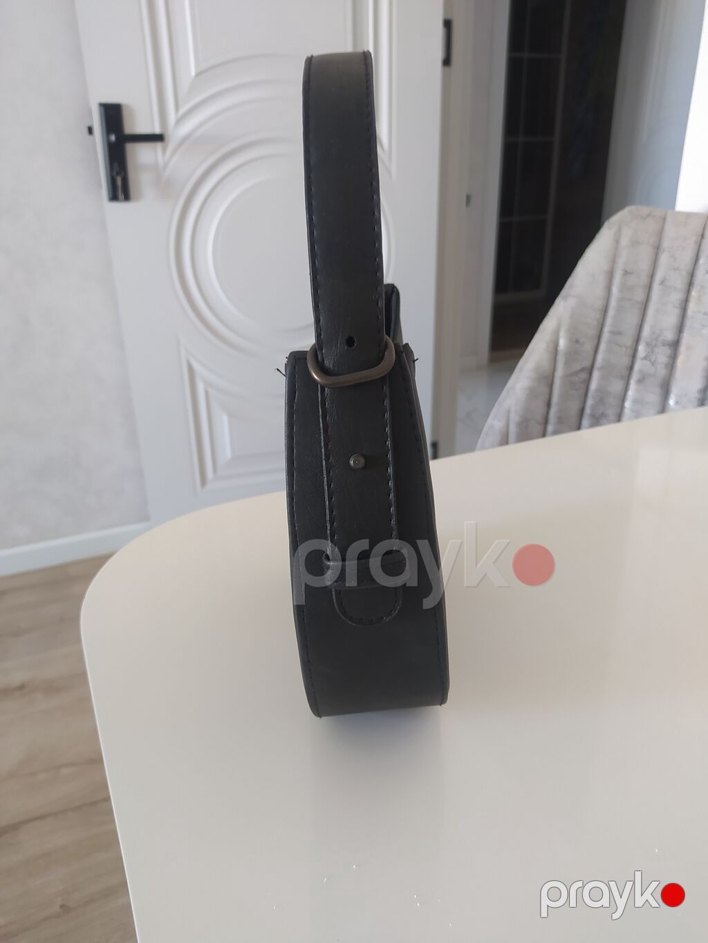 Qara rəngli qadın çantası – çiyin/əl üçün mini hobo model - Korpus — Çantalar, çamadanlar, cüzdanlar, Bakı (4)