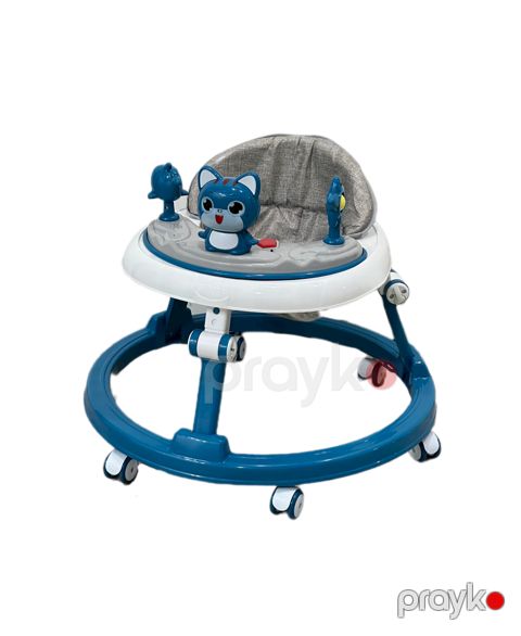Uşaq yerimə arabası 503PSK, musiqili, göy — Bakı