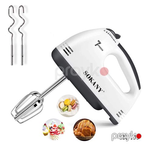 Sokany SK-133 Əl Mikseri – 7 Sürət, 180W Yüngül və Rahat Mikser — Bakı