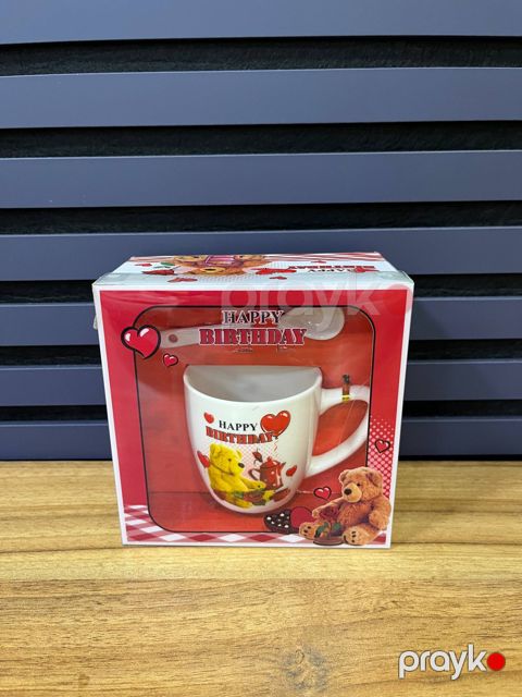 Fincan Happy Brthday AT-1518, keramika, 100 ml — Bakı