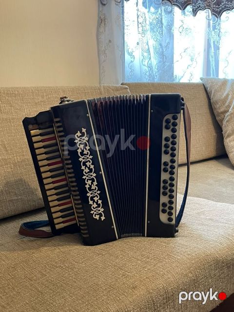 Akkordeon – düyməli-sol əl basları və sağ əl klaviaturası olan klassik — Bakı