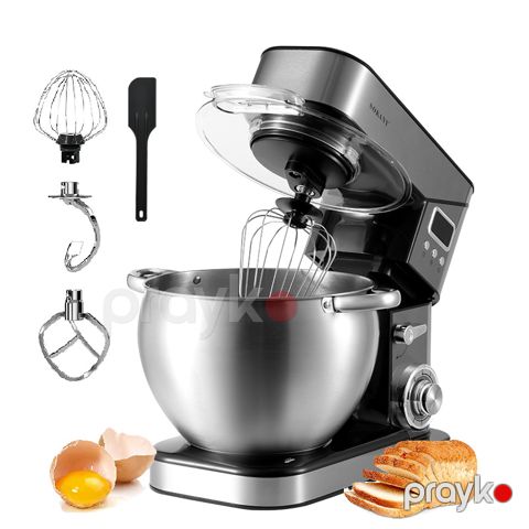 Sokany SC-623E 2000W Güclü Mikser – 10L Böyük Qab, 6 Sürət, Peşəkar Xəmir Yoğuran Mətbəx Köməkçisi — Bakı