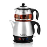 Lexical LTM-0860 Paslanmayan Polad Elektrikli Çaydan Dəsti – 1.8 L + 1.2 L — Etrend.az — Electric kettles and thermopots