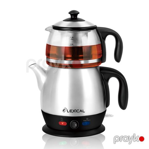 Lexical LTM-0860 Paslanmayan Polad Elektrikli Çaydan Dəsti – 1.8 L + 1.2 L — Bakı