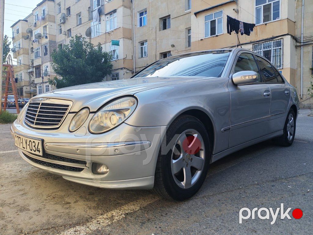 Mercedes E 240, 2.6 L, 2002 il, 249 400 km — Avtomobillər, Bakı (4)