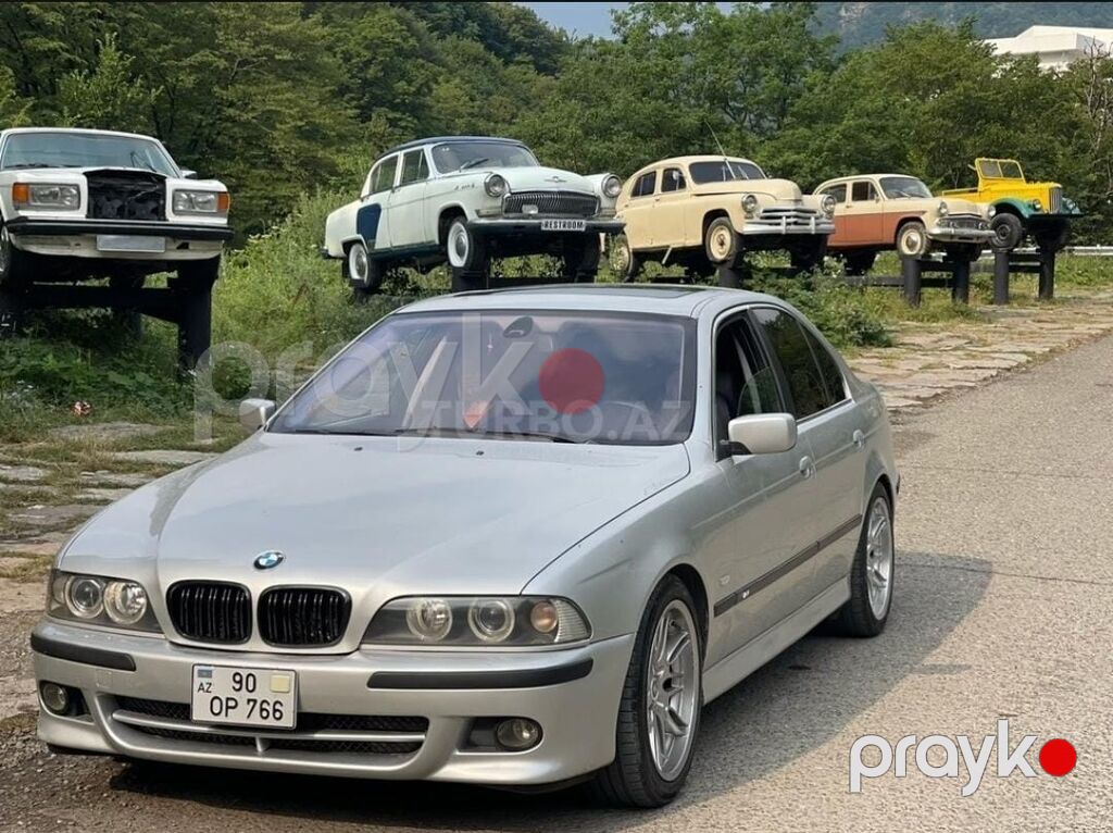 BMW 5 Series E39 sedan – gümüş rəng. Texniki xüsusiyyətlər və — Avtomobillər, Göytəpə (5)