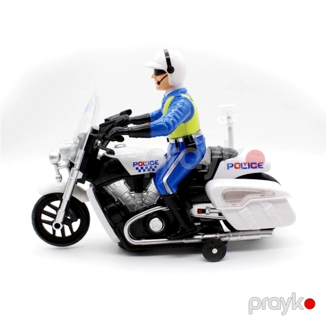 Polis motosikleti 2188B, 21x16x8 sm, musiqi və səs effekti ilə, 3+ — Mallar, Bakı (3)