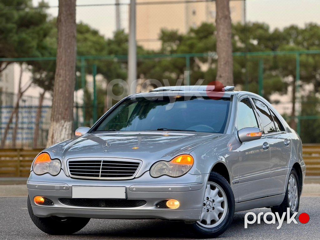 Mercedes C 180, 2.0 L, 2001 il, 321 021 km — Avtomobillər, Bakı (2)