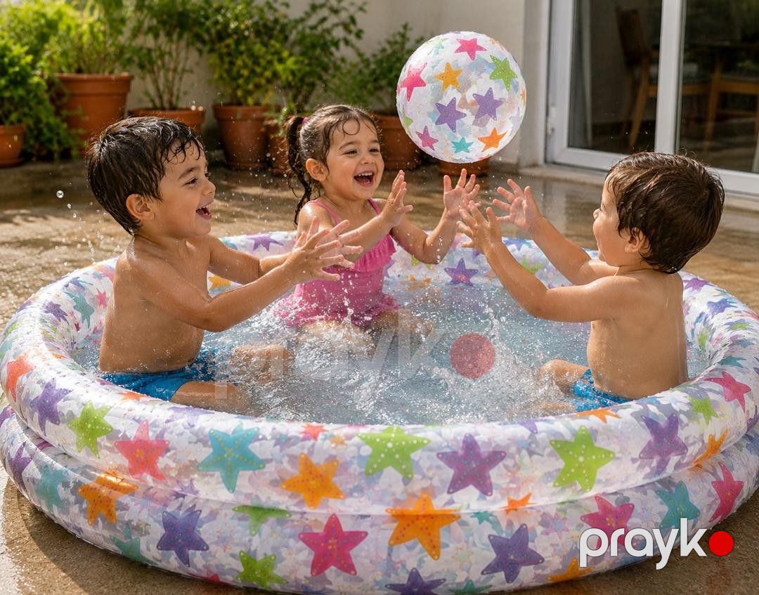 Şişmə hovuz ABC_0007, 122x25, 150 l, top və halqa ilə — Hovuzlar, Bakı (2)