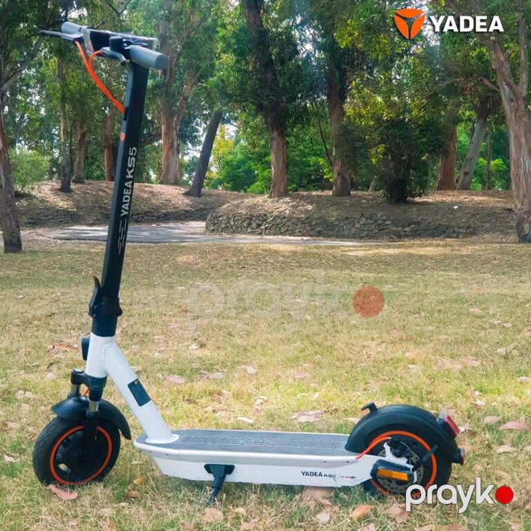 Elektrik skuter "Yadea KS5 White/Black and Blue/Grey" — İdman, hobi, istirahət, Bakı (5)
