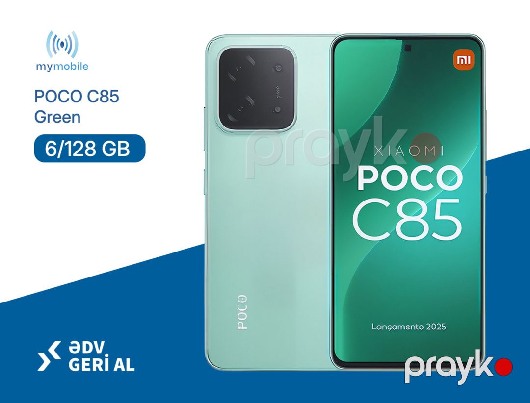 Xiaomi Poco C85 4G Black 128GB/6GB — Smartfonlar, Bakı (2)