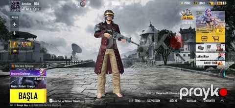 Pubg Mobile hesabı – M416 “Buz Diyarı” (Sv.1) + seçilmiş skinlər — Bakı
