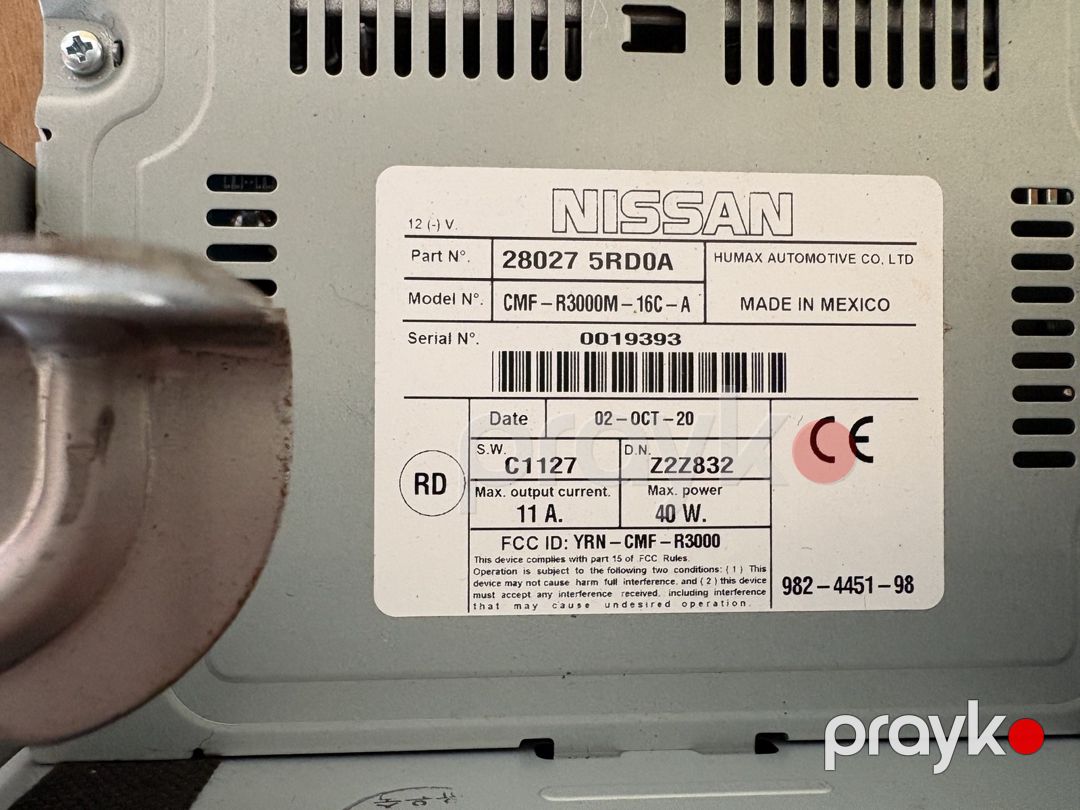 Nissan Kicks maqnitolası — Ehtiyat hissələri və aksesuarlar, Bakı (2)