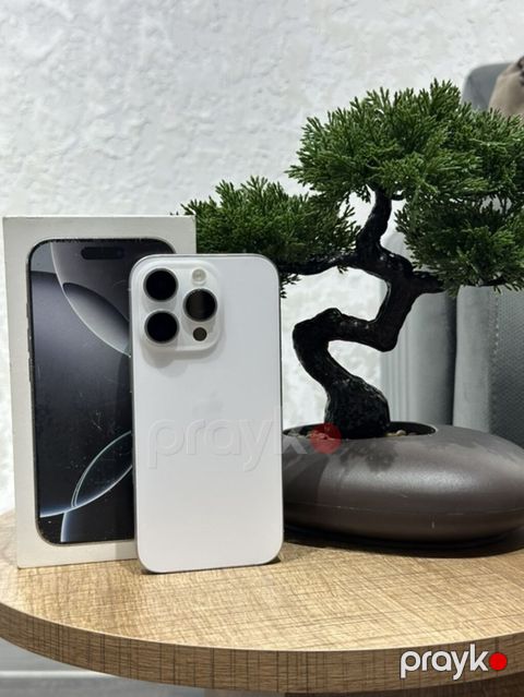 IPhone 16 Pro, 512 GB, Ağ, Zəmanət — Bakı