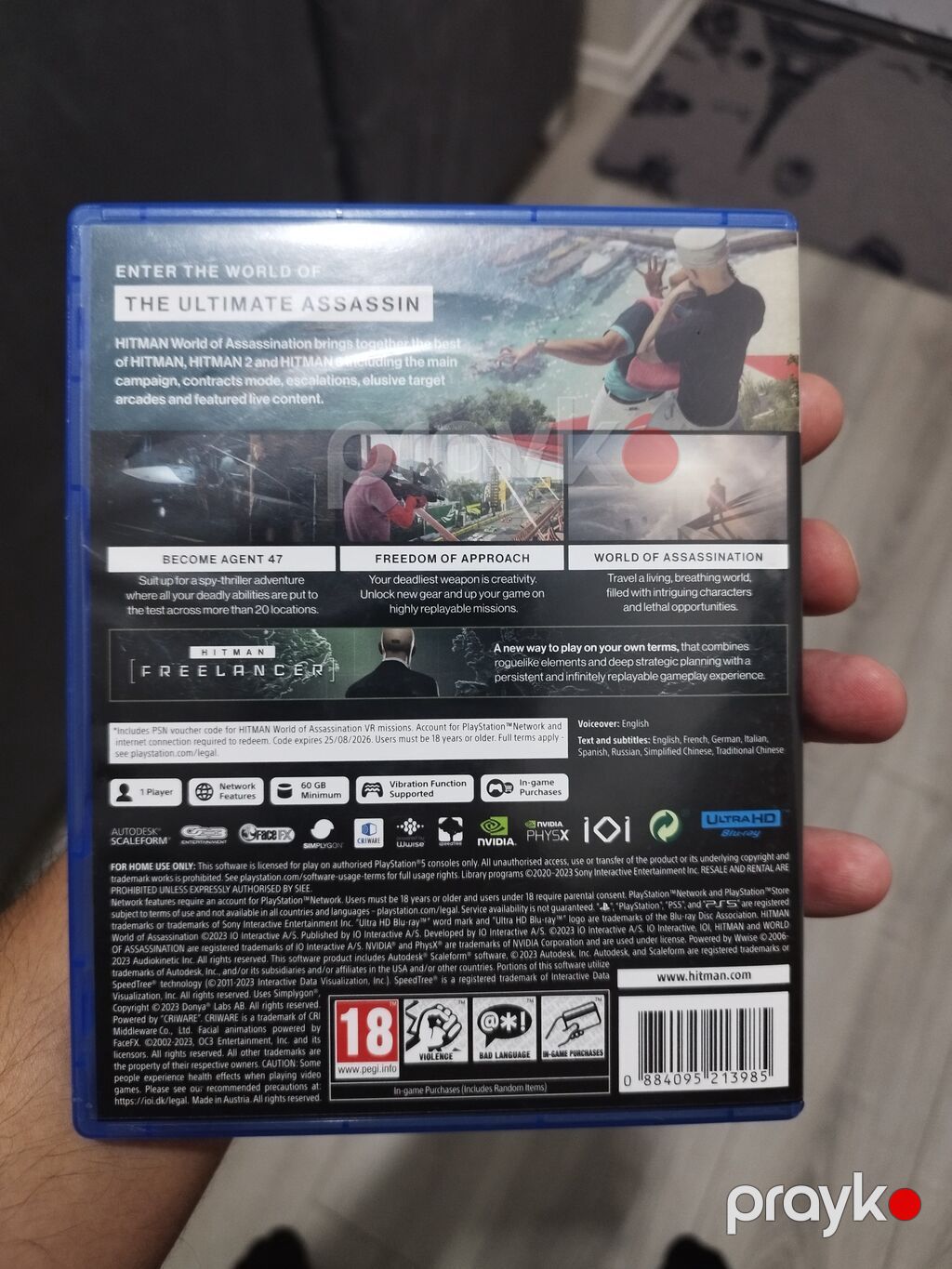 PS5 oyun diskləri paketi 1) Hitman: World of Assassination (PS5, IOI) — Konsol oyunları, Bakı (2)