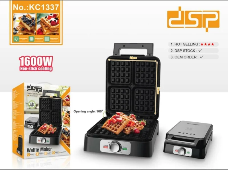 Vafli cihazı DSP KC1337 — Digər mətbəx texnikası, Bakı (2)