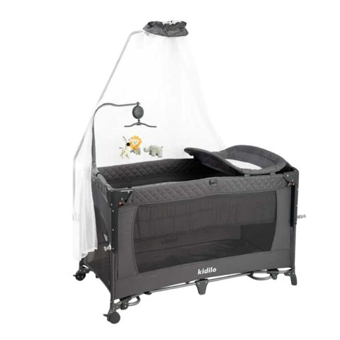 Manej-çarpayı Kidilo Up650c Grey — Bakı
