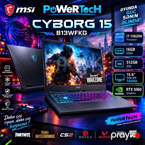 Yeni MSI, 15.6 Intel Core i7, 512 GB, Ünvandan götürmə, Pulsuz çatdırılma, Ödənişli çatdırılma — Bakı