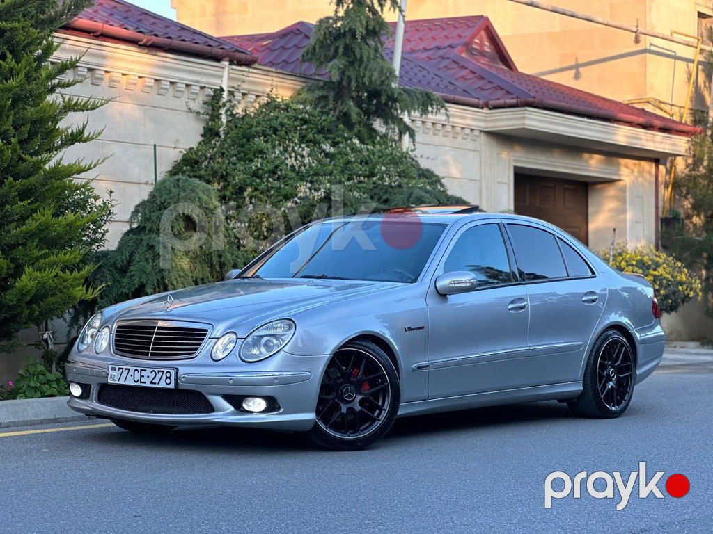 Mercedes E 320, 3.2 L, 2002 il, 281 360 km — Avtomobillər, Bakı (3)
