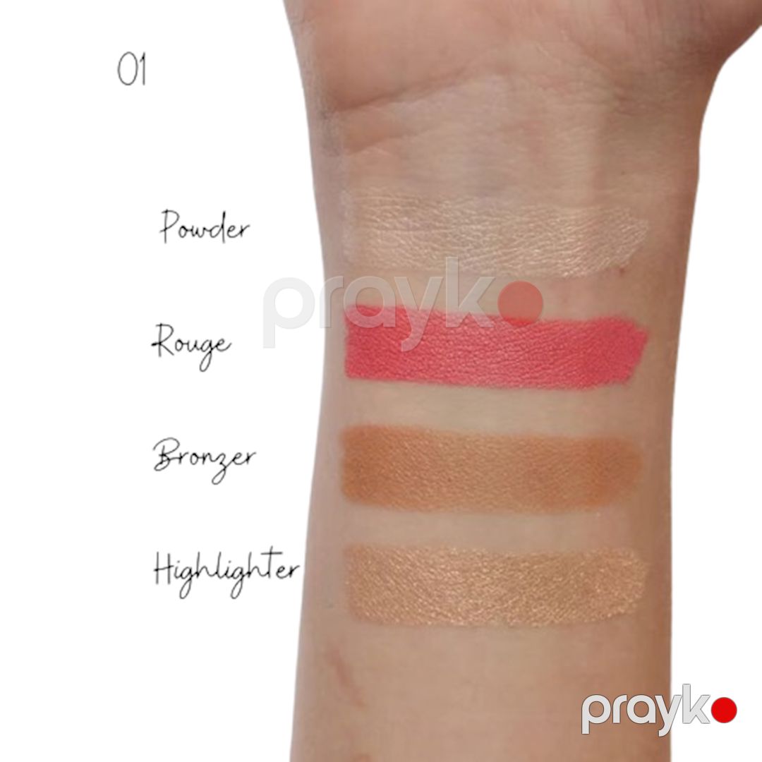 Konturinq paleti Eveline Cosmetics Wonder Match No.1, 10.8 q — Mallar, Bakı (2)