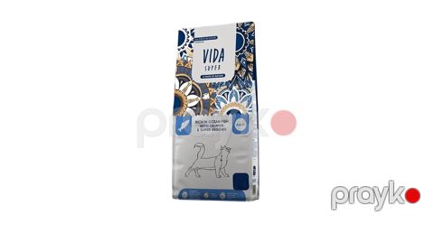 Quru yem pişiklər üçün Vida Super Rich in Ocean Fish with Salmon and Super Veggies, 1 kq — Bakı