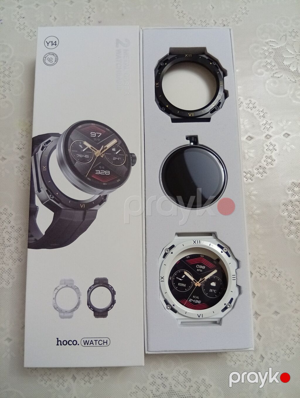 Yeni, Smart saat, Hoco, Sensor ekran, rəng - Ağ — Ağıllı saatlar, Bakı (2)