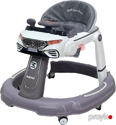 Uşaq yerimə arabası babyai ad0002, boz — Bakı