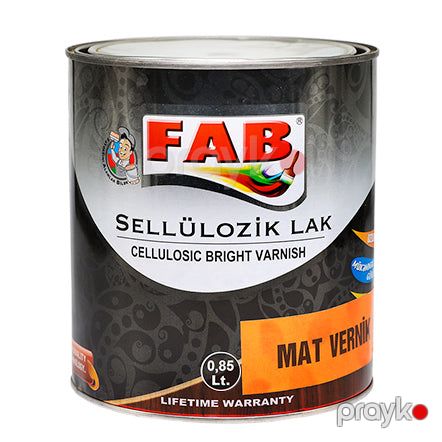 Fab sellülozik mat vernik 0,85 l — Bakı